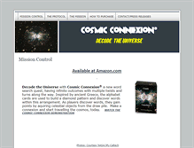 Tablet Screenshot of cosmic-connexion-cards.com